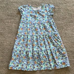 Multi colored Butterfly Dress made by Garnet Hill 100% organic cotton size L